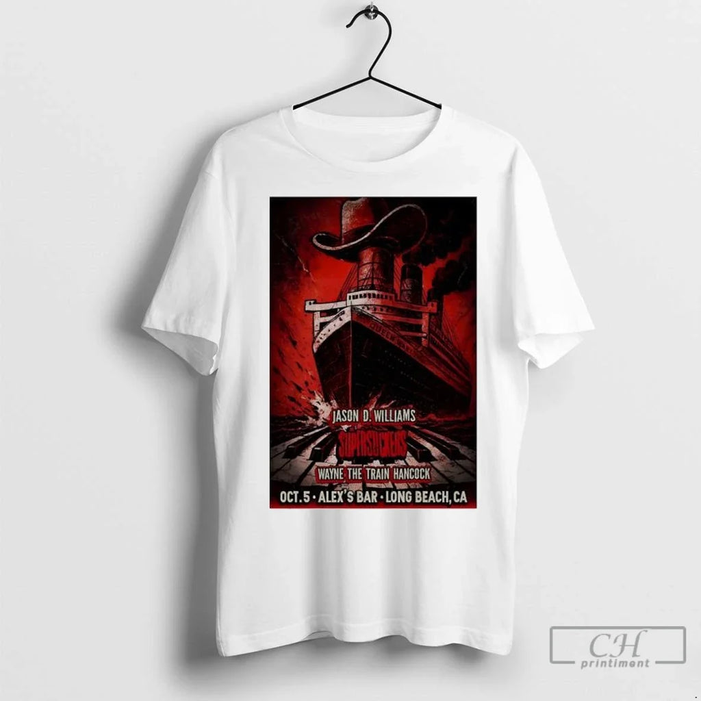 Jason D Williams Oct 5 2025 Alexs Bar Long Beach Ca - Adult & Kids T-Shirts, Sweatshirts & Hoodies apparel design preview 1