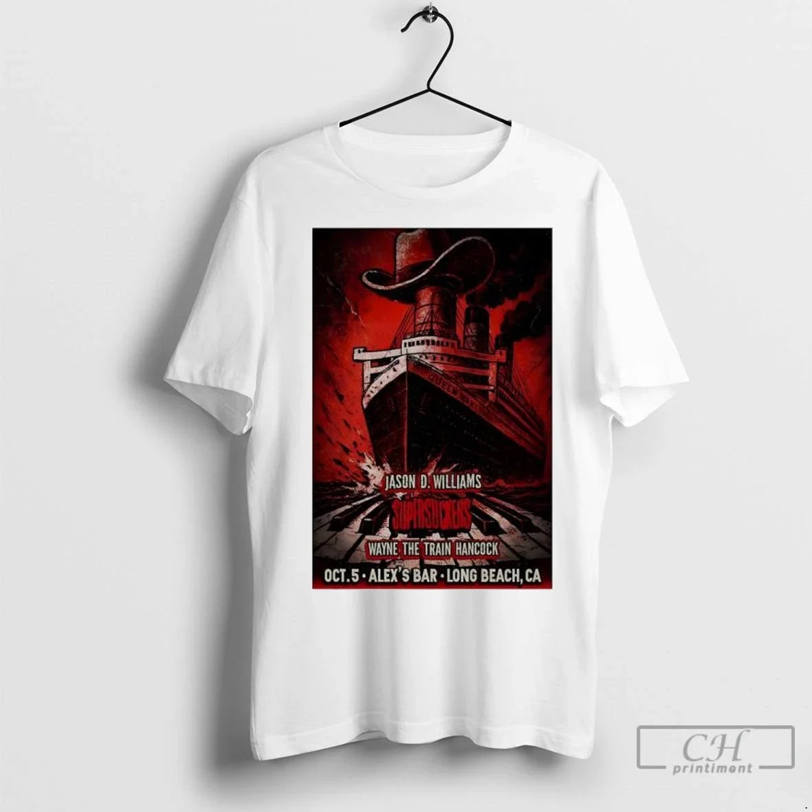 Jason D Williams Oct 5 2025 Alexs Bar Long Beach Ca - Adult & Kids T-Shirts, Sweatshirts & Hoodies apparel design preview 1