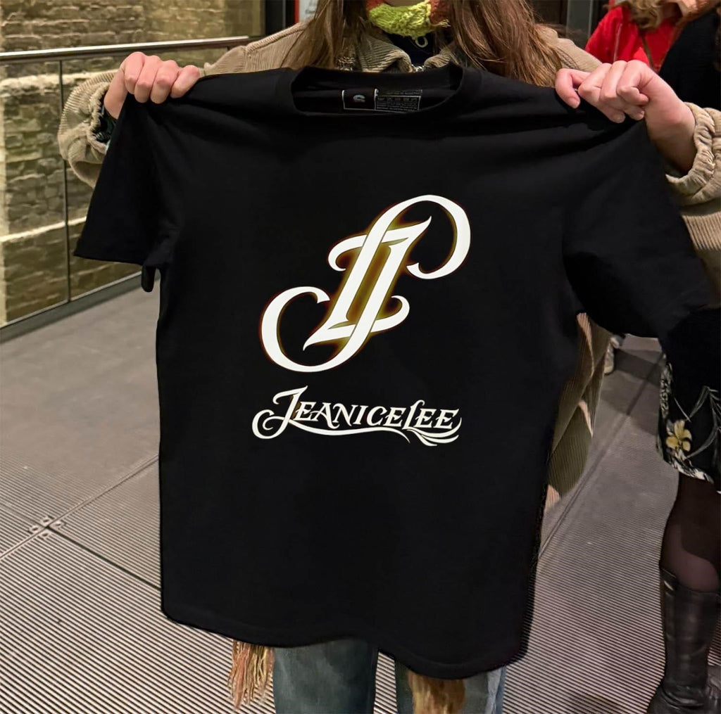 Jeanicelee Band Logo Script Typography Elegant White - Adult & Kids T-Shirts, Sweatshirts & Hoodies apparel design preview 2