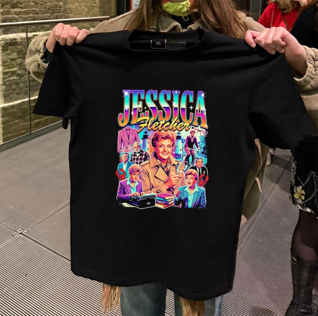 Jessica Fletcher Murder She Wrote Angela Lansbury - Adult & Kids T-Shirts, Sweatshirts & Hoodies apparel design preview 2