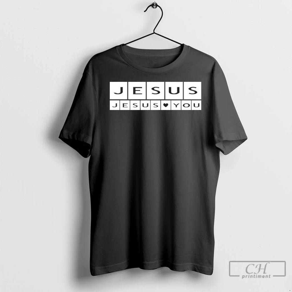 Jesus Loves You - Adult & Kids T-Shirts, Sweatshirts & Hoodies apparel design preview 1