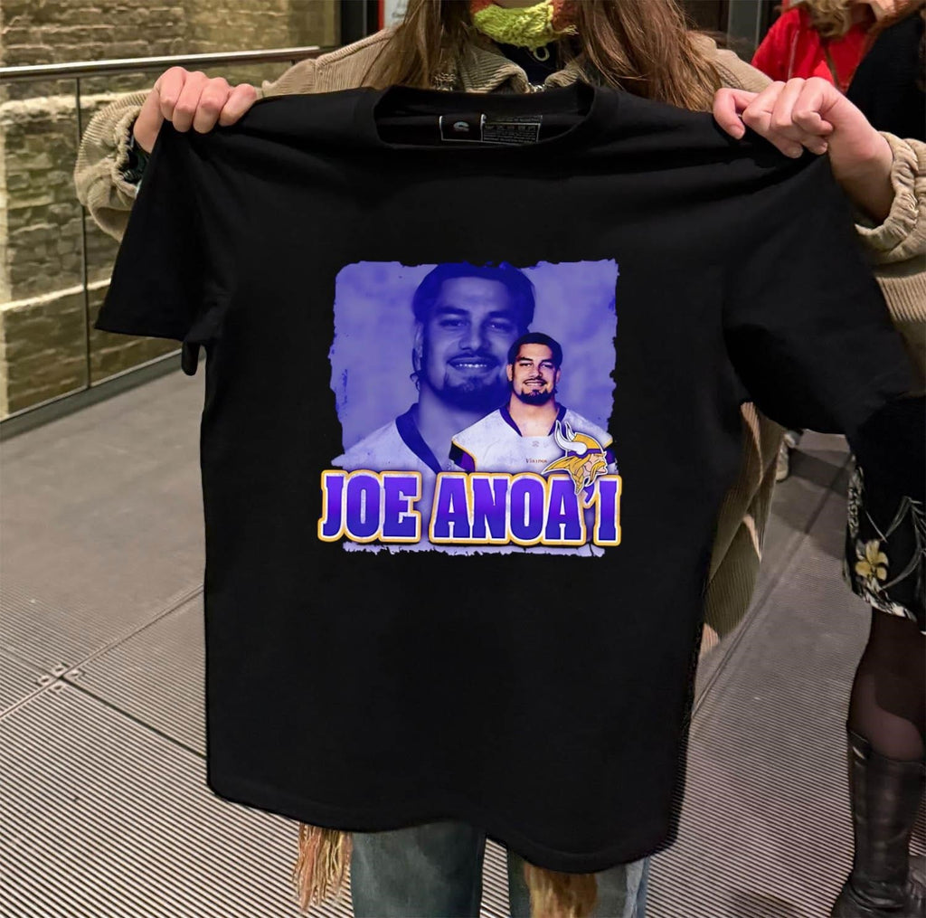 Joe Anoa'i Roman Reigns Minnesota Vikings Football - Adult & Kids T-Shirts, Sweatshirts & Hoodies apparel design preview 2