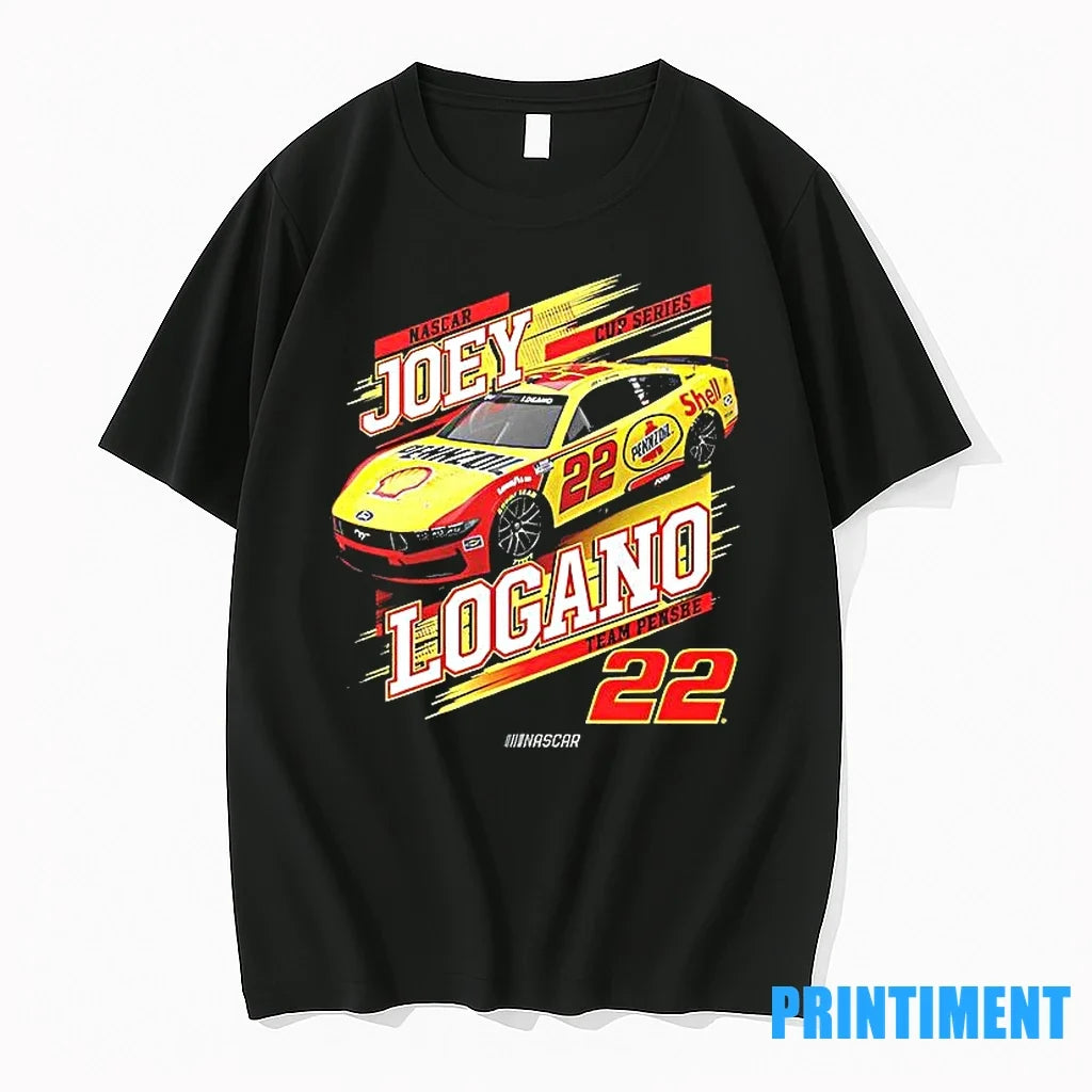 Joey Logano Nascar Cup Series Team Penske Sweater - Adult & Kids T-Shirts, Sweatshirts & Hoodies apparel design preview 1