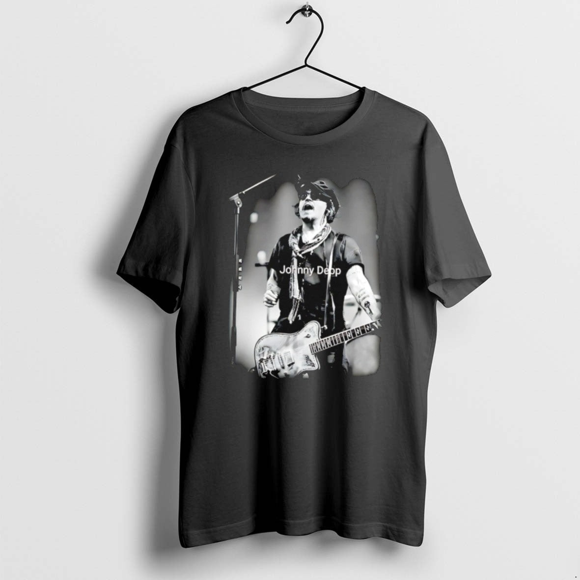 Johnny Depp Singing Photo - Adult & Kids T-Shirts, Sweatshirts & Hoodies apparel design preview 1