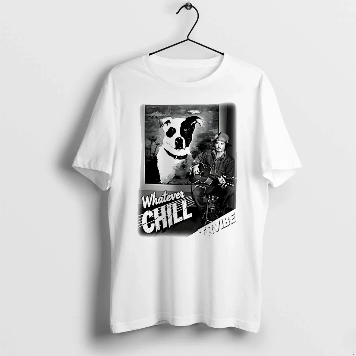 Johnny Depp Whatever Chill Photo Sweater - Adult & Kids T-Shirts, Sweatshirts & Hoodies apparel design preview 1