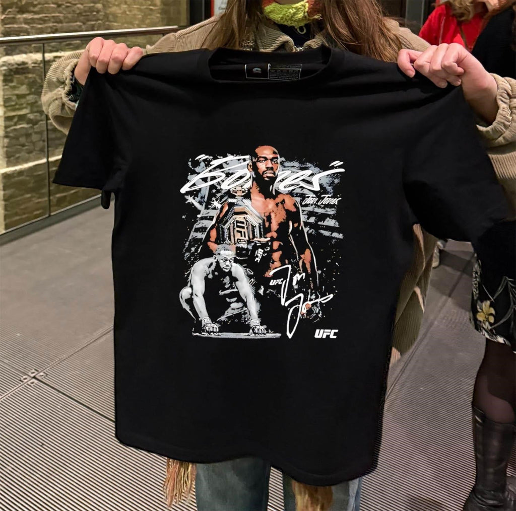 Jon Jones Bones UFC World Champion Signature - Adult & Kids T-Shirts, Sweatshirts & Hoodies apparel design preview 2