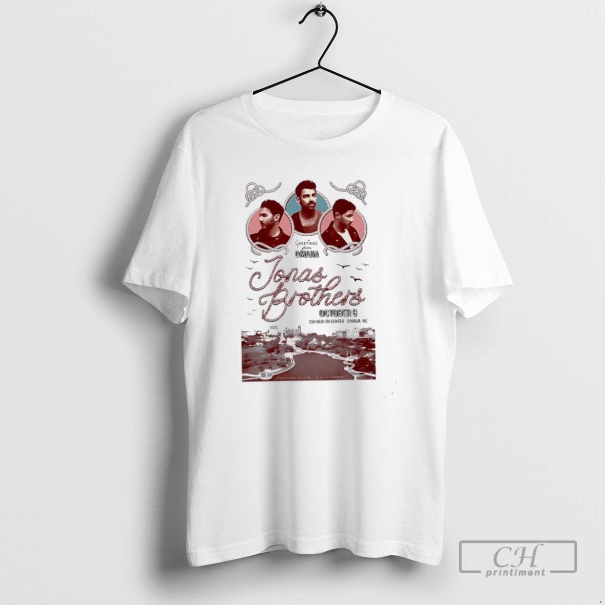 Jonas Brothers Chi Health Center Omaha - Adult & Kids T-Shirts, Sweatshirts & Hoodies apparel design preview 1