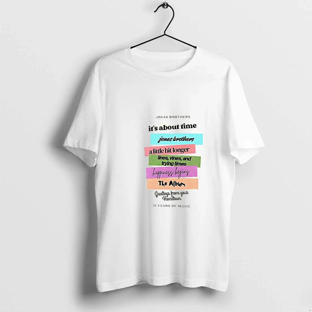 Jonas Brothers New Album 20 Years Of Music Jonascon - Adult & Kids T-Shirts, Sweatshirts & Hoodies apparel design preview 1