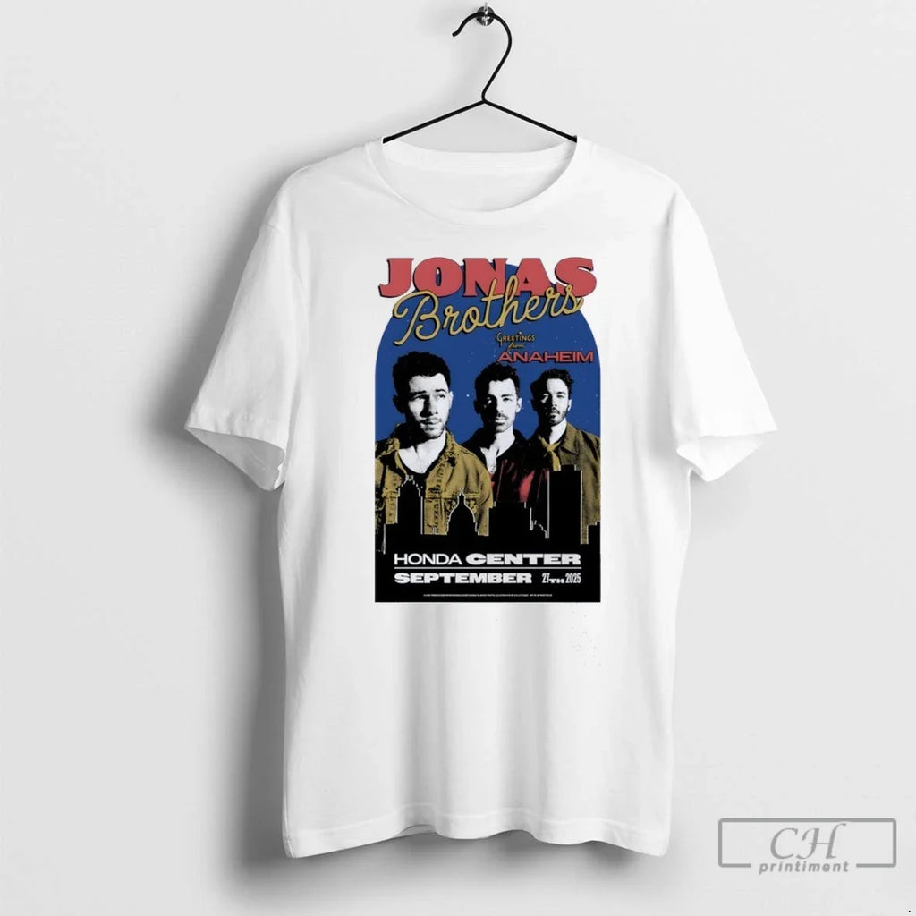 Jonas Brothers Tour Anaheim Ca 09 27 2025 - Adult & Kids T-Shirts, Sweatshirts & Hoodies apparel design preview 1
