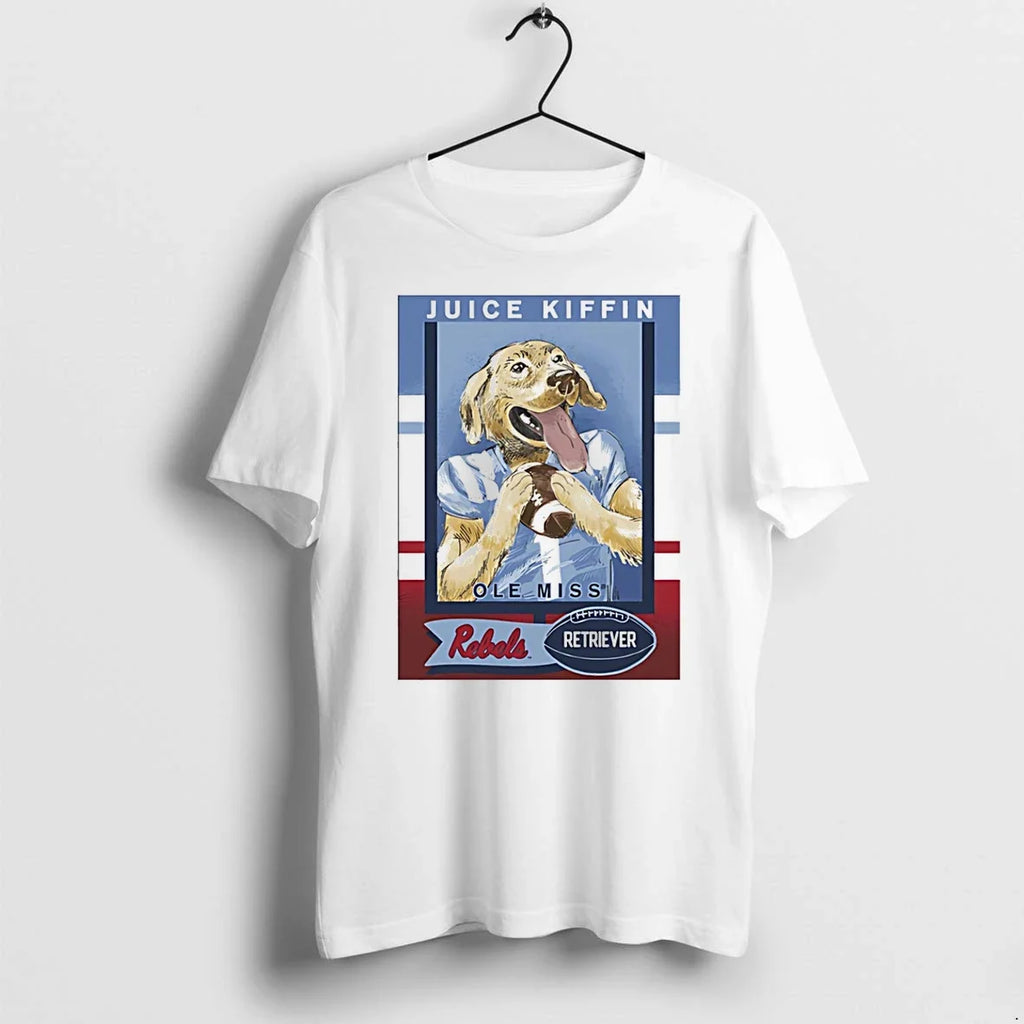 Juice Kiffin Ole Miss Football Dog Card Sweater - Adult & Kids T-Shirts, Sweatshirts & Hoodies apparel design preview 1