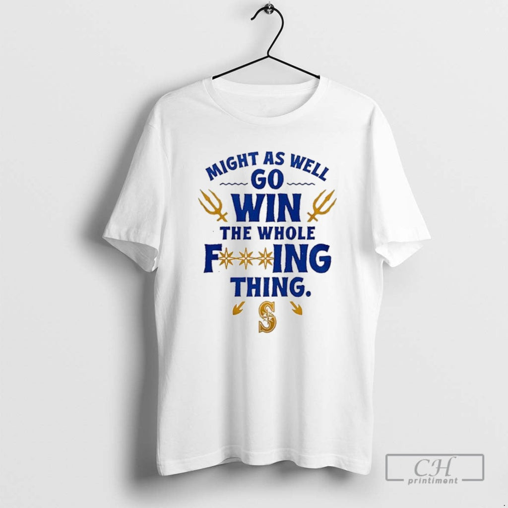 Julio Rodriguez J Rod Seattle Mariners Might As Well - Adult & Kids T-Shirts, Sweatshirts & Hoodies apparel design preview 1