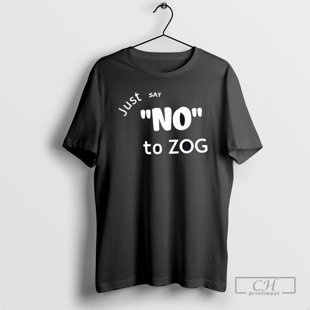Just Say No To Zog - Adult & Kids T-Shirts, Sweatshirts & Hoodies apparel design preview 1