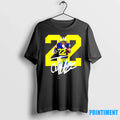 Justice Haynes Michigan Wolverines No 22 Signature - Adult & Kids T-Shirts, Sweatshirts & Hoodies apparel design preview 1