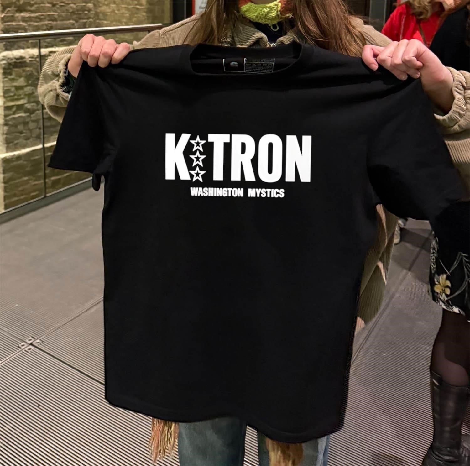 K-Tron Washington Mystics WNBA Basketball White Logo - Adult & Kids T-Shirts, Sweatshirts & Hoodies apparel design preview 2