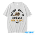 Ksu Owls You Dont Want To Go War With The Sweater - Adult & Kids T-Shirts, Sweatshirts & Hoodies apparel design preview 1