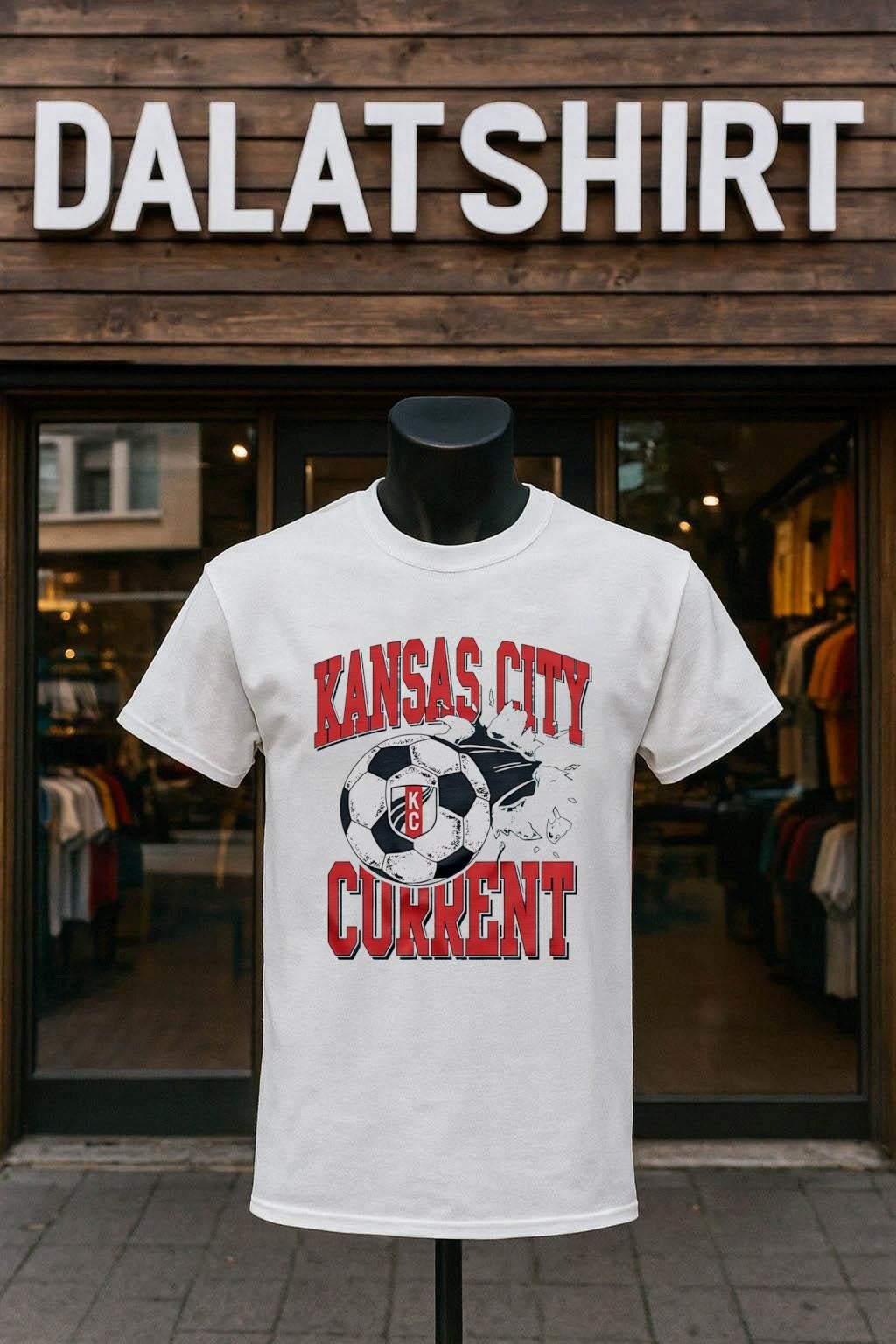 Kansas City Current Soccer Ball Logo - Adult & Kids T-Shirts, Sweatshirts & Hoodies apparel design preview 1