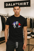 Kansas Jayhawks Basketball Player Portrait Sports - Adult & Kids T-Shirts, Sweatshirts & Hoodies apparel design preview 1