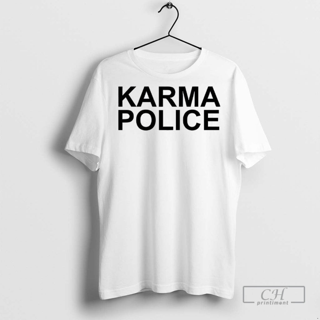 Karma Police - Adult & Kids T-Shirts, Sweatshirts & Hoodies apparel design preview 1