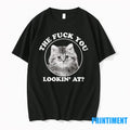 Kitten The Fuck You Looking At Sweater - Adult & Kids T-Shirts, Sweatshirts & Hoodies apparel design preview 1