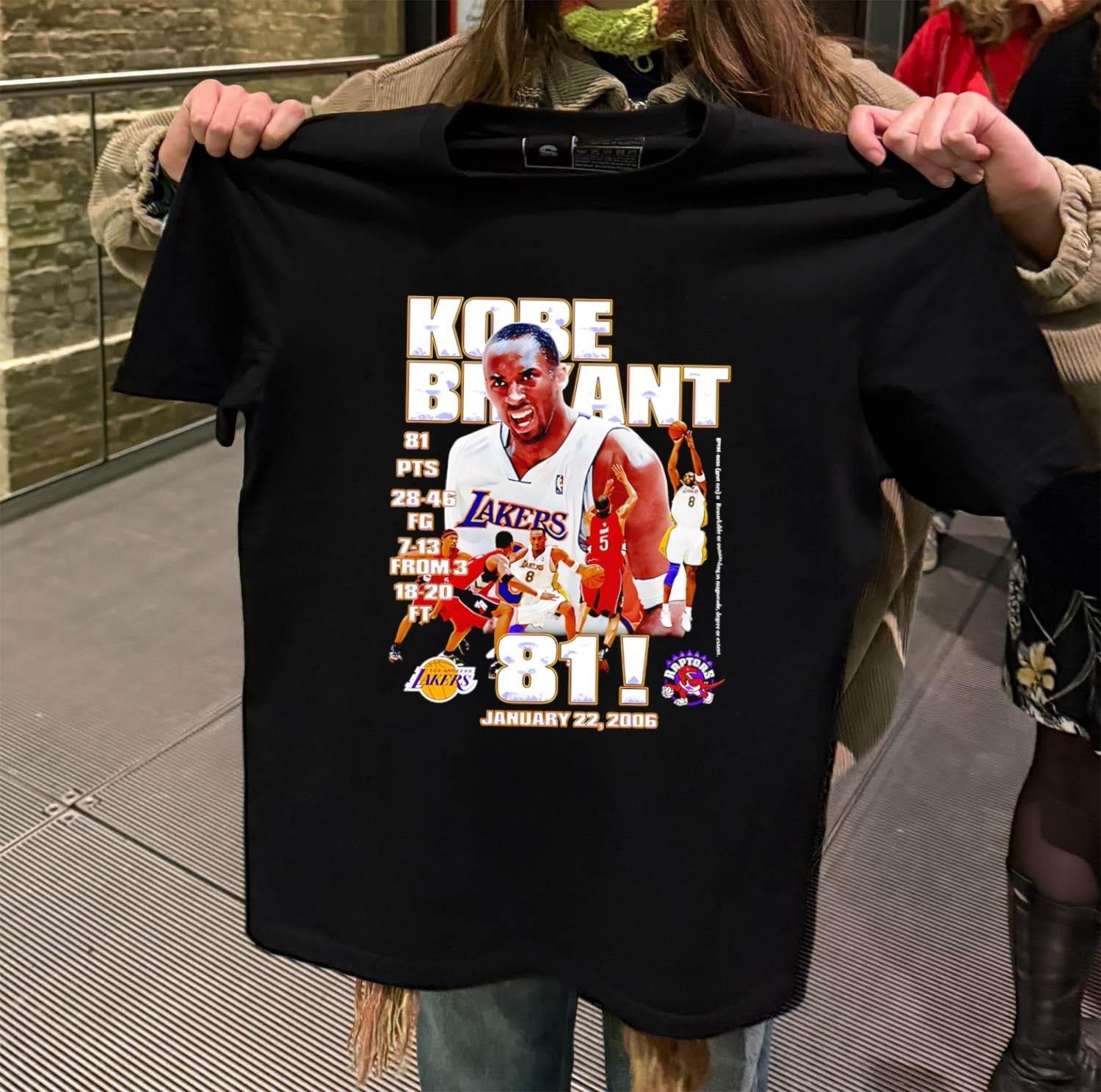 Kobe Bryant 81 Points January 22 2006 Lakers - Adult & Kids T-Shirts, Sweatshirts & Hoodies apparel design preview 2