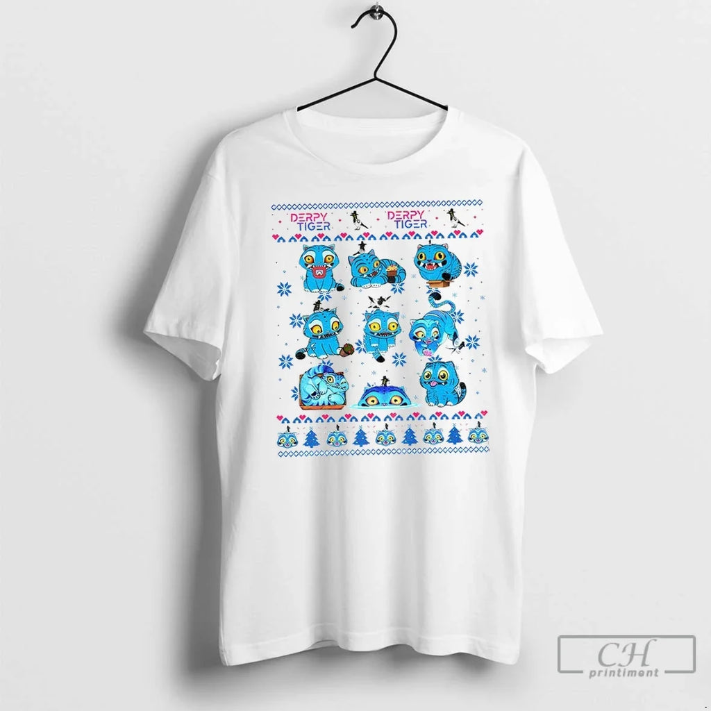 Kpop Derpy The Tiger Demon Hunter Saja Boys Huntrix - Adult & Kids T-Shirts, Sweatshirts & Hoodies apparel design preview 1