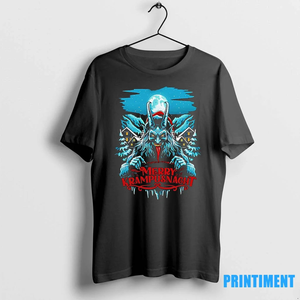 Krampus Merry Krampusnacht Sweater - Adult & Kids T-Shirts, Sweatshirts & Hoodies apparel design preview 1