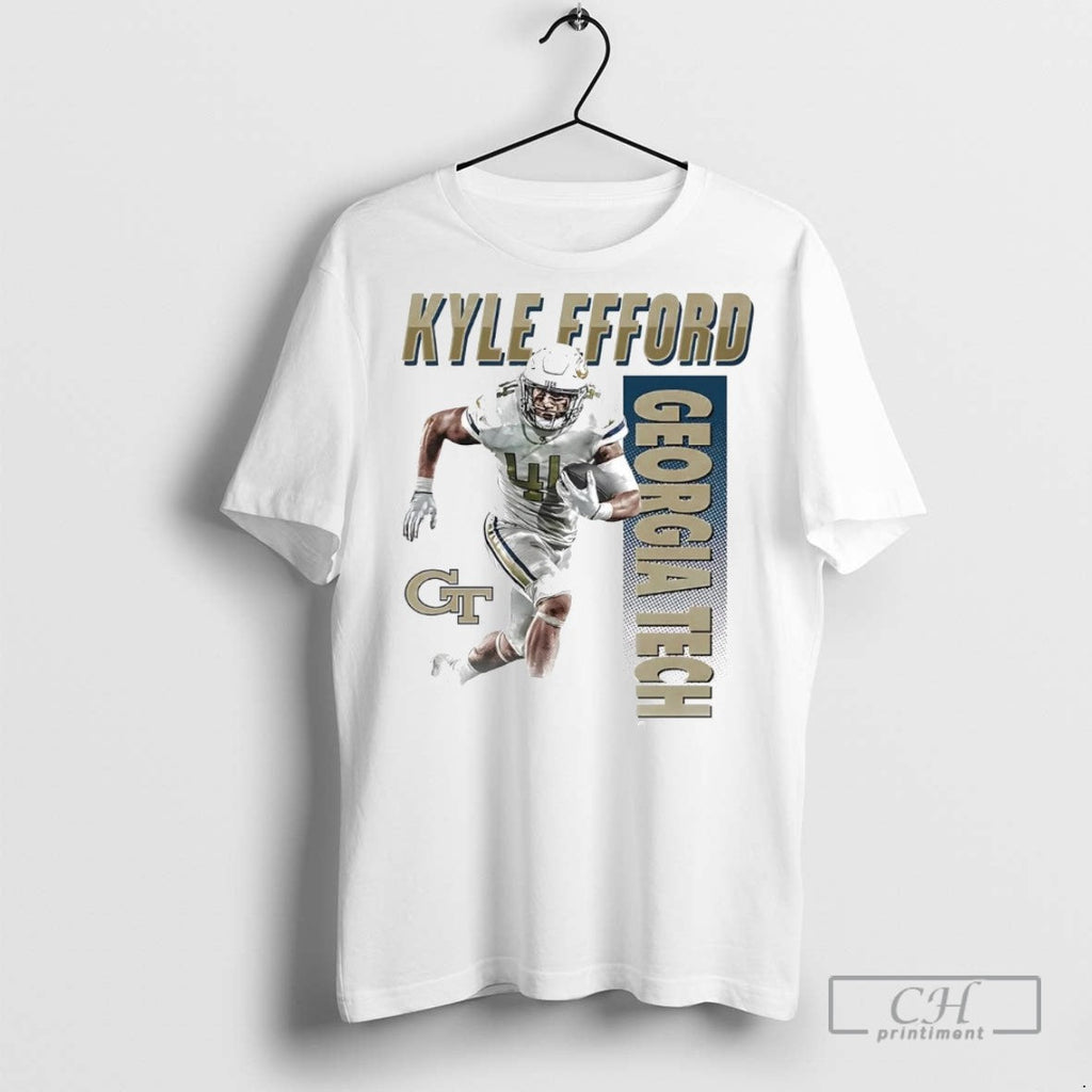 Kyle Efford Running Graphic Georgia Tech - Adult & Kids T-Shirts, Sweatshirts & Hoodies apparel design preview 1