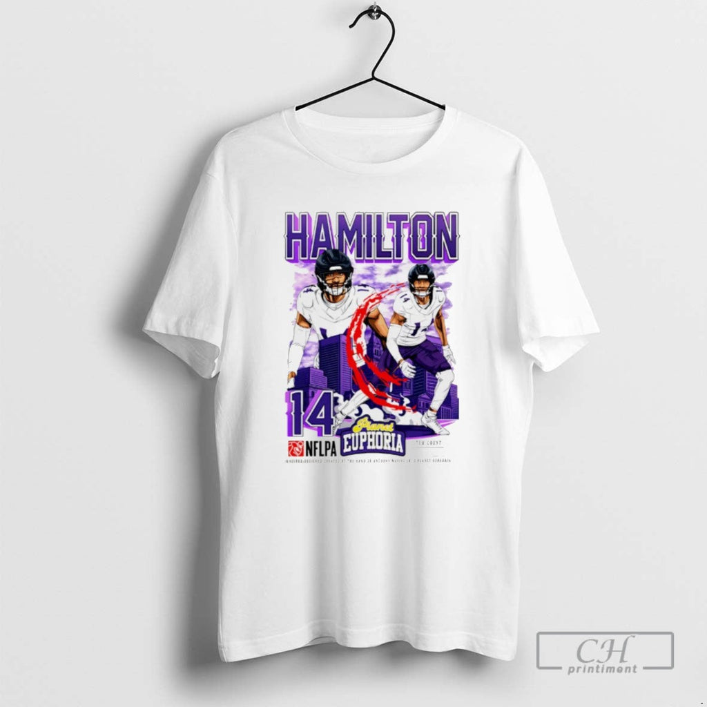 Kyle Hamilton Baltimore Ravens Player Comic - Adult & Kids T-Shirts, Sweatshirts & Hoodies apparel design preview 1