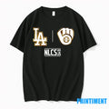 La Dodgers Vs Brewers 2025 Nlcs Game Logo Sweater - Adult & Kids T-Shirts, Sweatshirts & Hoodies apparel design preview 1