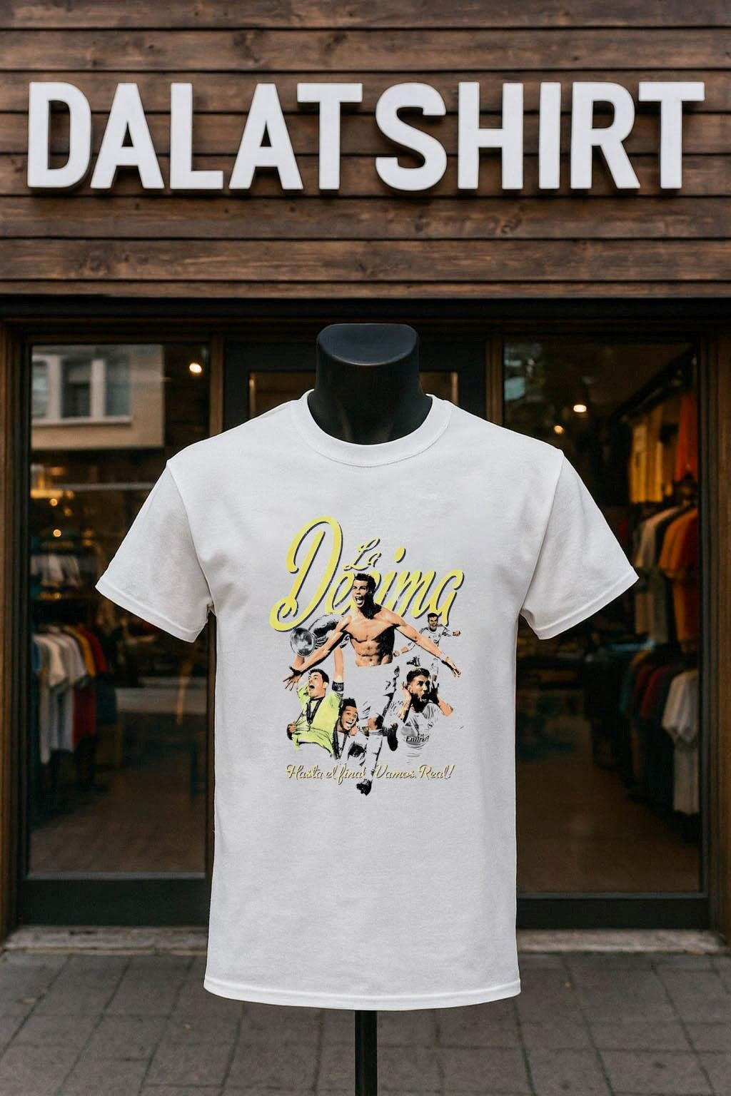 La Decima Hasta el final Vamos Real Cristiano Ronaldo - Adult & Kids T-Shirts, Sweatshirts & Hoodies apparel design preview 1