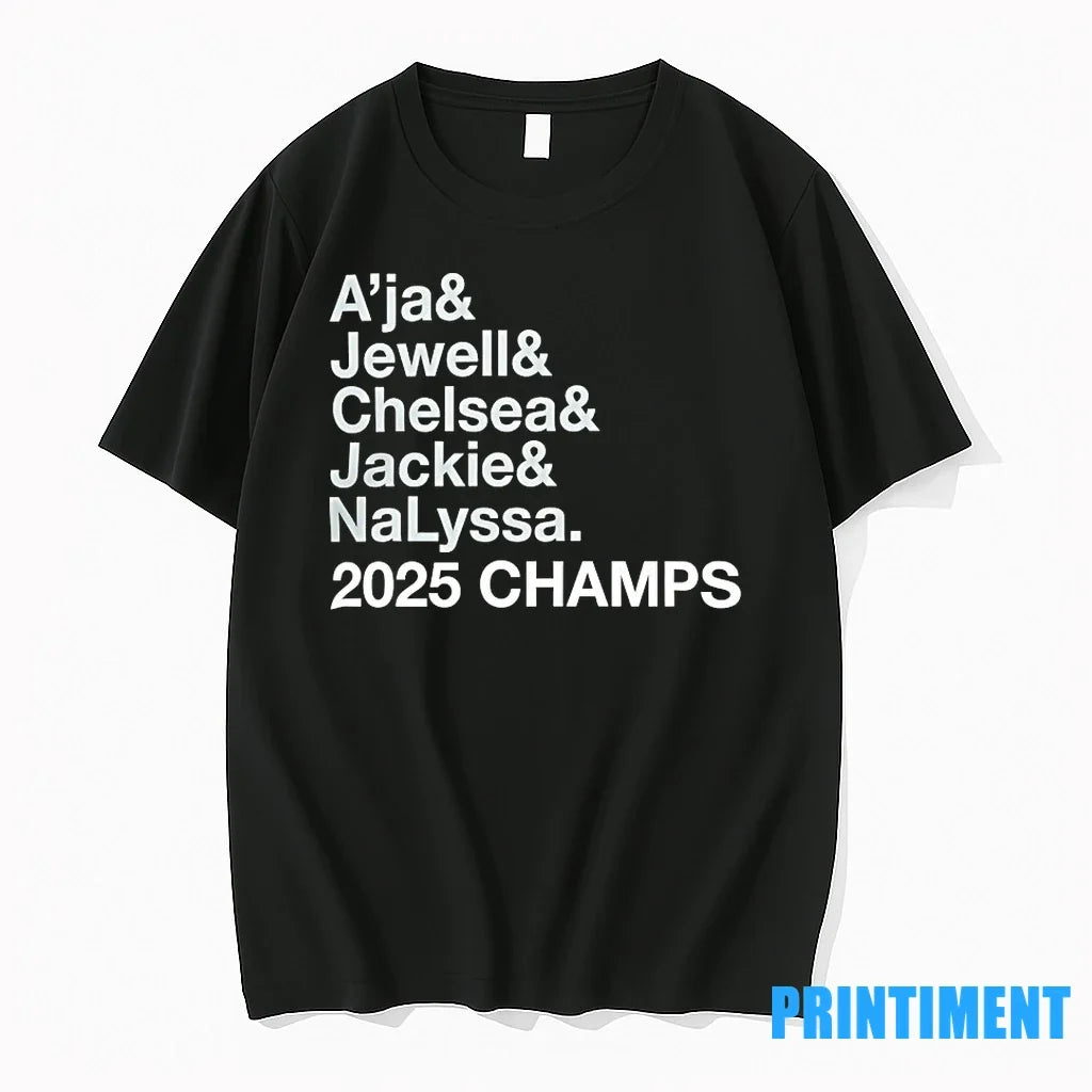 Las Vegas Aces Aja Jewell Chelsea Jackie Nalyssa 2025 - Adult & Kids T-Shirts, Sweatshirts & Hoodies apparel design preview 1
