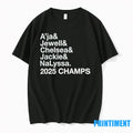 Las Vegas Aces Aja Jewell Chelsea Jackie Nalyssa 2025 - Adult & Kids T-Shirts, Sweatshirts & Hoodies apparel design preview 1