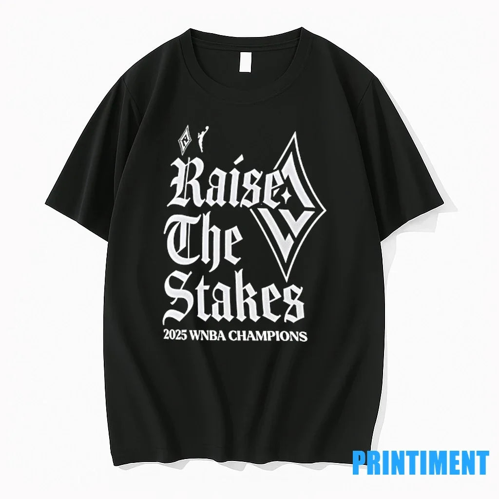 Las Vegas Aces Basketball Raise The Stakes Wnba - Adult & Kids T-Shirts, Sweatshirts & Hoodies apparel design preview 1