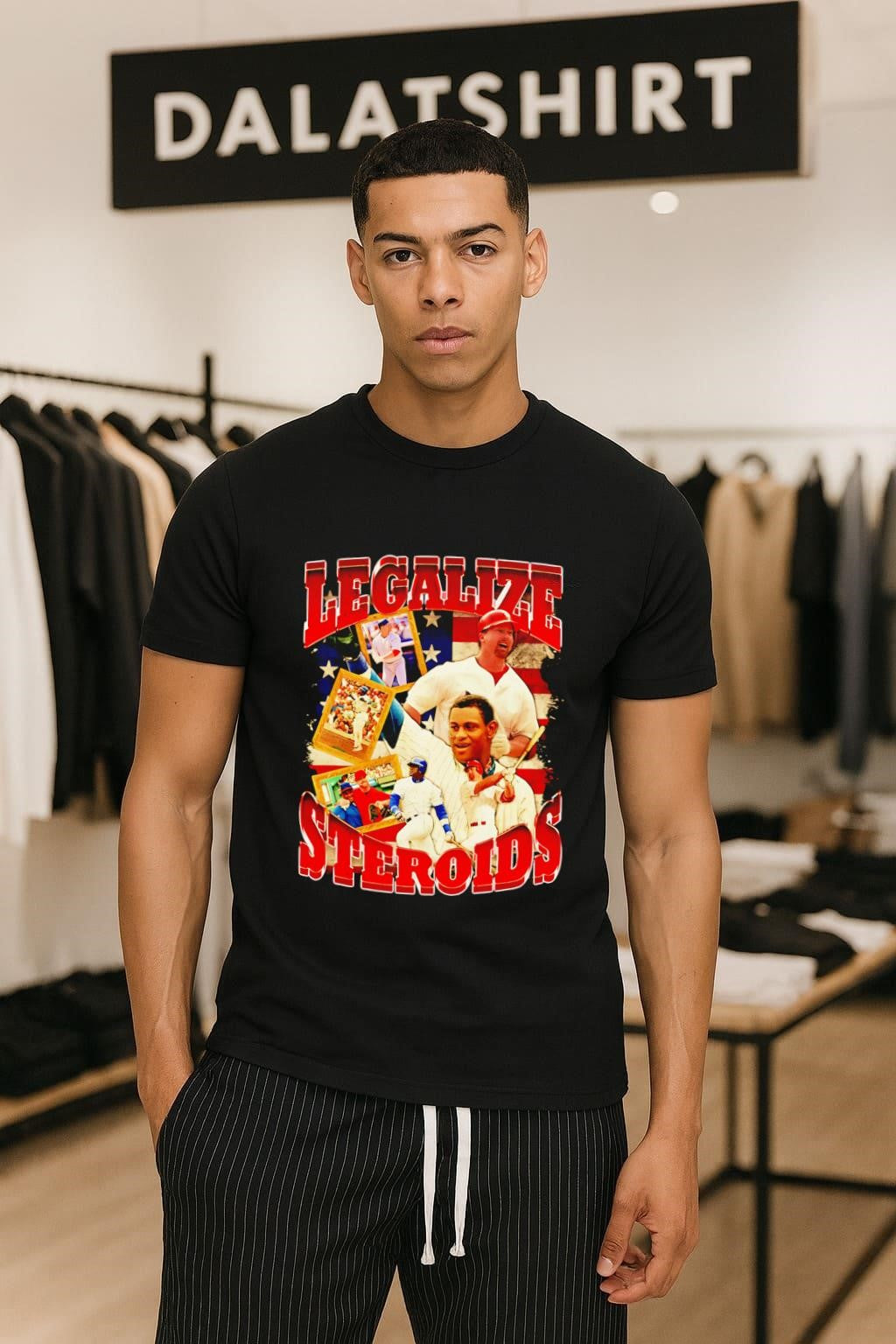Legalize Steroids Mark McGwire Sammy Sosa baseball - Adult & Kids T-Shirts, Sweatshirts & Hoodies apparel design preview 1