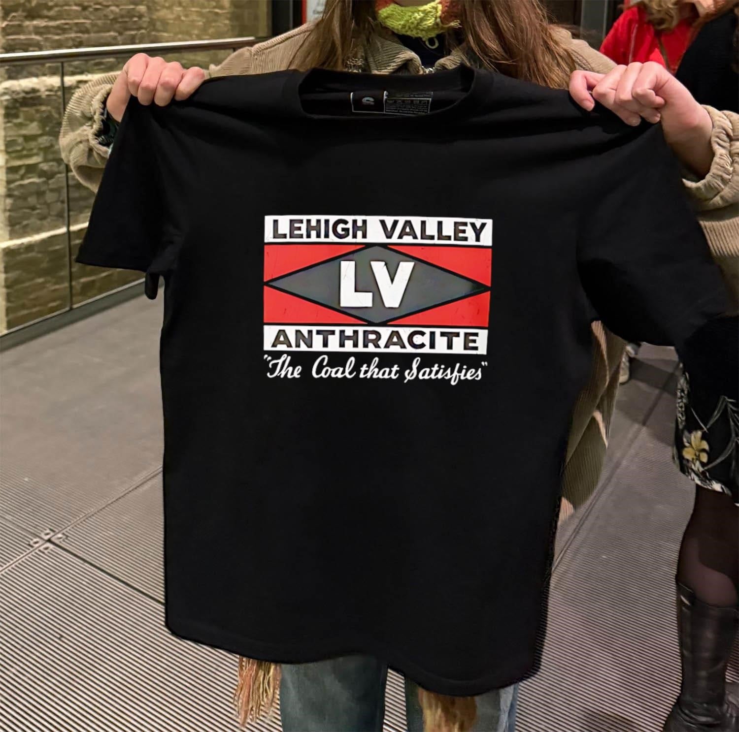Lehigh Valley Anthracite The Coal That Satisfies - Adult & Kids T-Shirts, Sweatshirts & Hoodies apparel design preview 2