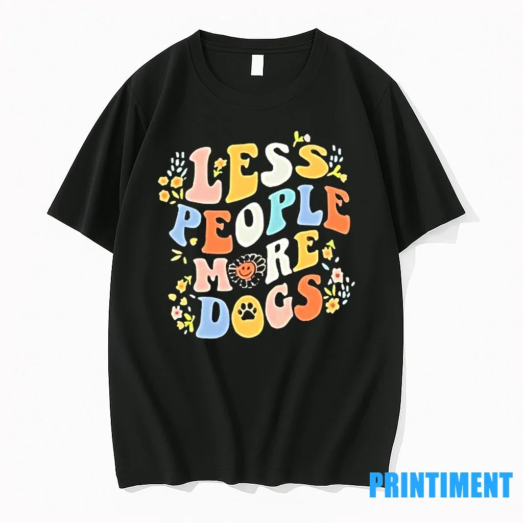 Less People More Dogs Sweater - Adult & Kids T-Shirts, Sweatshirts & Hoodies apparel design preview 1