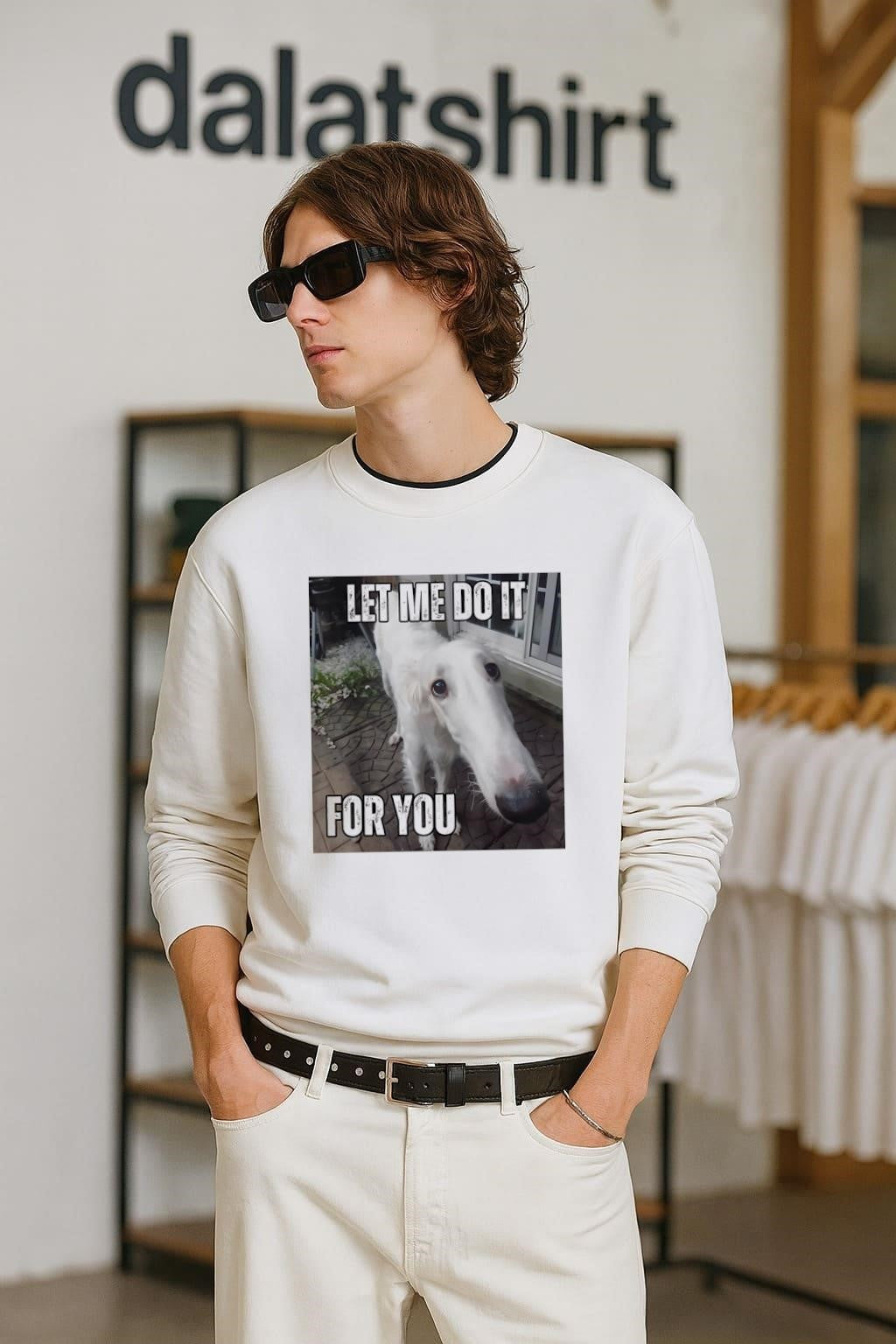 Let Me Do It For You Borzoi Dog - Adult & Kids T-Shirts, Sweatshirts & Hoodies apparel design preview 2