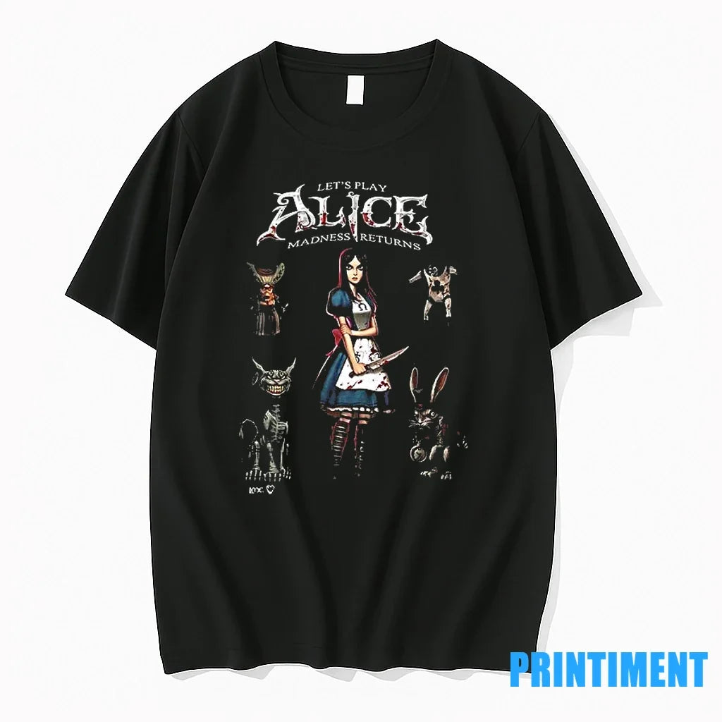 Lets Play Alice Madness Returns Video Games Sweater - Adult & Kids T-Shirts, Sweatshirts & Hoodies apparel design preview 1