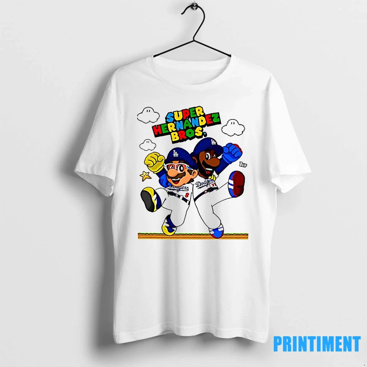 Lets Go Dodgers Super Hernandez Bros Sweater - Adult & Kids T-Shirts, Sweatshirts & Hoodies apparel design preview 1
