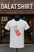 Like Oh My God Blonde Pinup Girl Sitting On Soda - Adult & Kids T-Shirts, Sweatshirts & Hoodies apparel design preview 1