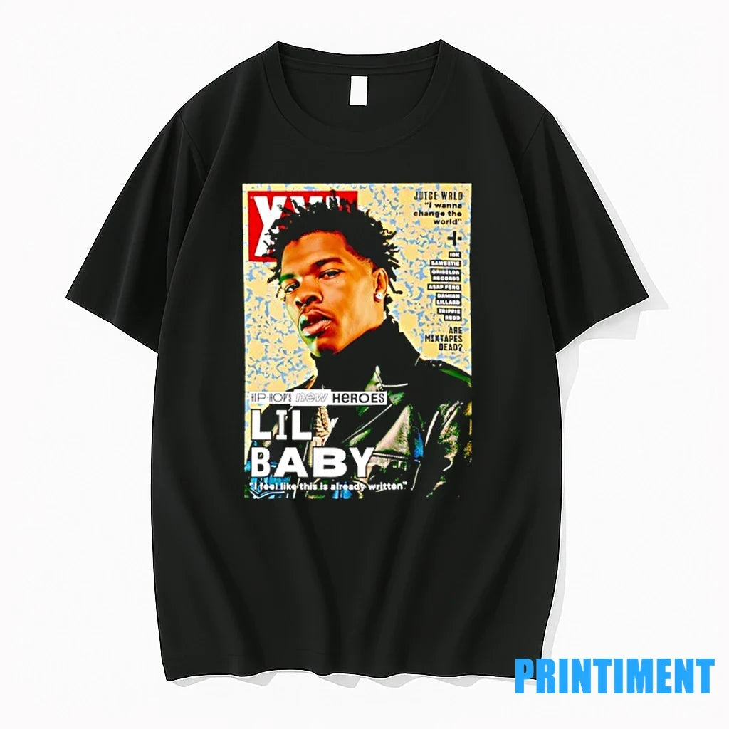 Lil Baby Hip Hops New Heroes Juice Wrld I Wanna - Adult & Kids T-Shirts, Sweatshirts & Hoodies apparel design preview 1