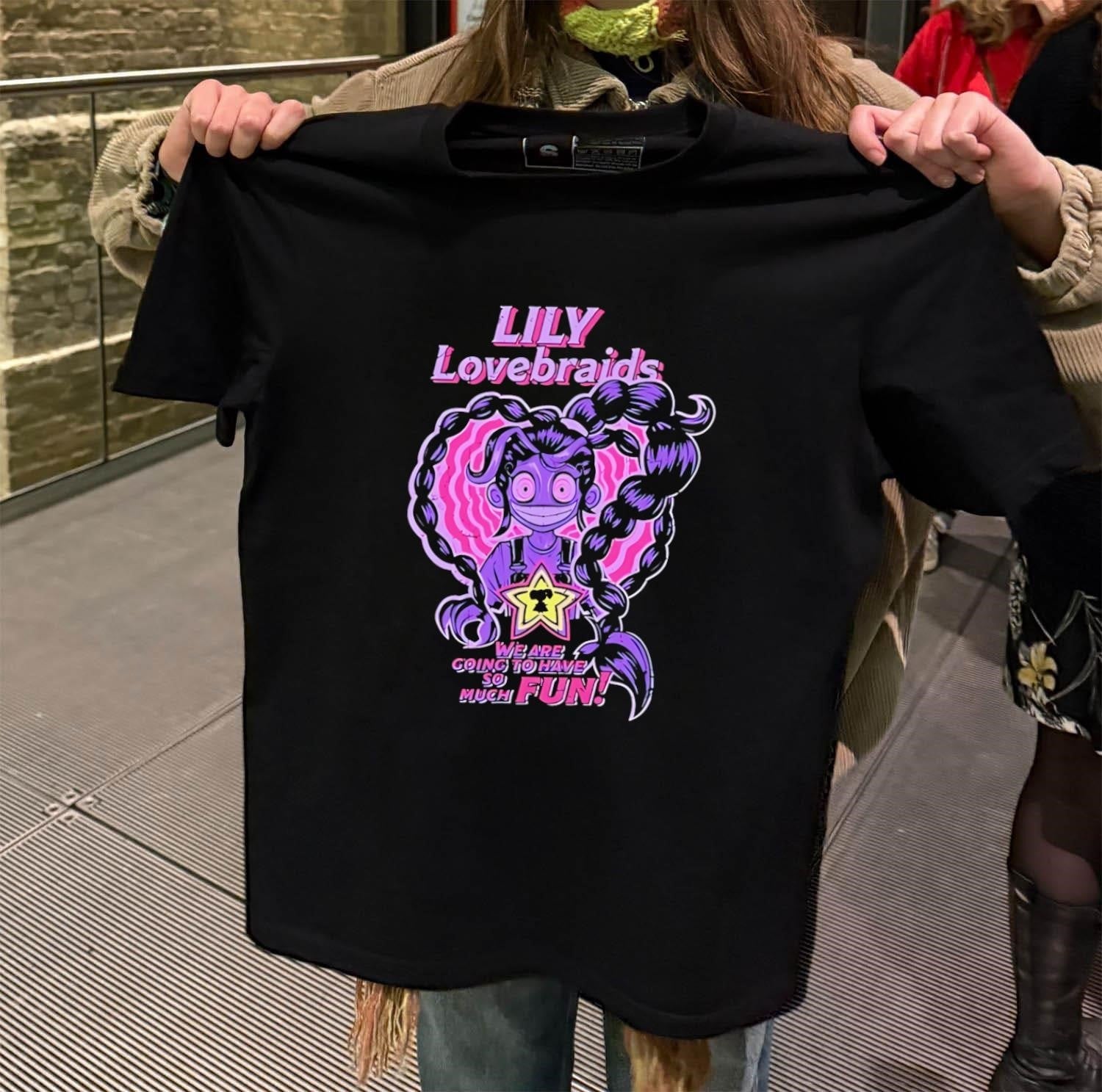 Lily Lovebraids Much Fun Horror - Adult & Kids T-Shirts, Sweatshirts & Hoodies apparel design preview 2