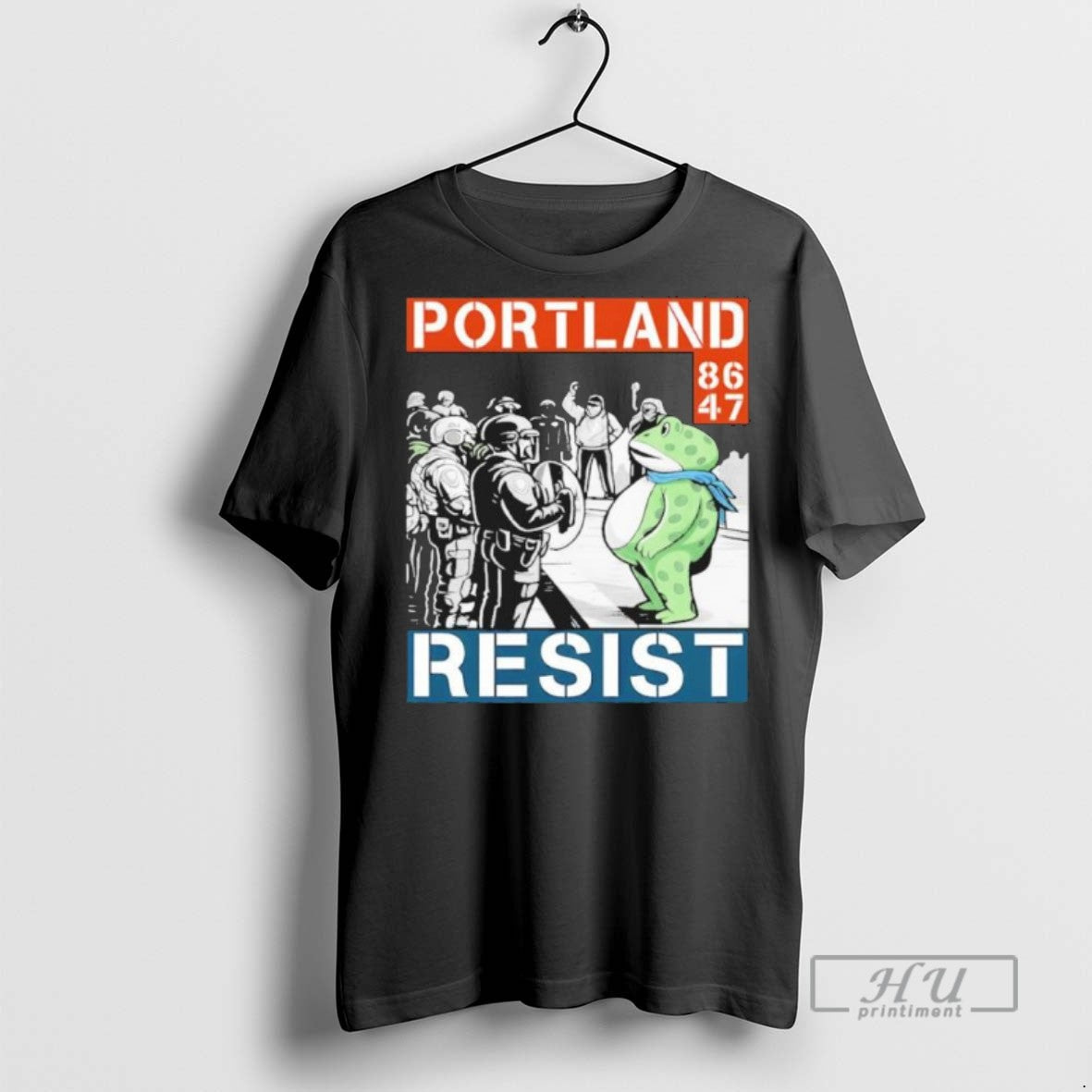 Limited Edition 86 47 Portland Frog Protest Rage - Adult & Kids T-Shirts, Sweatshirts & Hoodies apparel design preview 1
