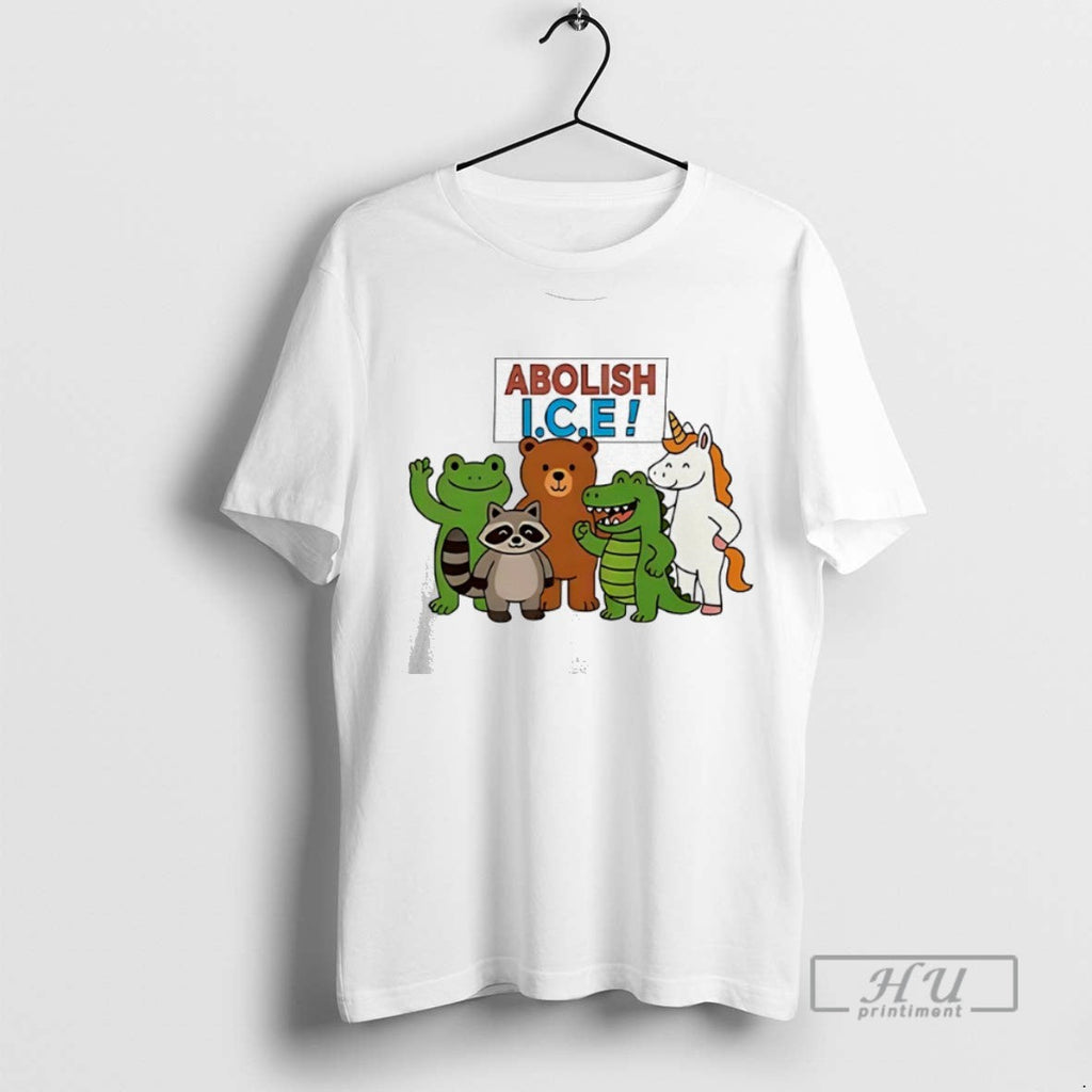 Limited Edition Abolish Ice Frog Unicorn Raccoon Bear - Adult & Kids T-Shirts, Sweatshirts & Hoodies apparel design preview 1