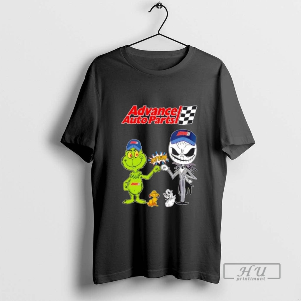 Limited Edition Advance Auto Parts X Grinch And Jack - Adult & Kids T-Shirts, Sweatshirts & Hoodies apparel design preview 1
