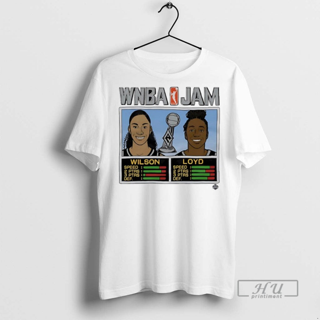 Limited Edition Aja Wilson And Jewell Loyd Las Vegas - Adult & Kids T-Shirts, Sweatshirts & Hoodies apparel design preview 1