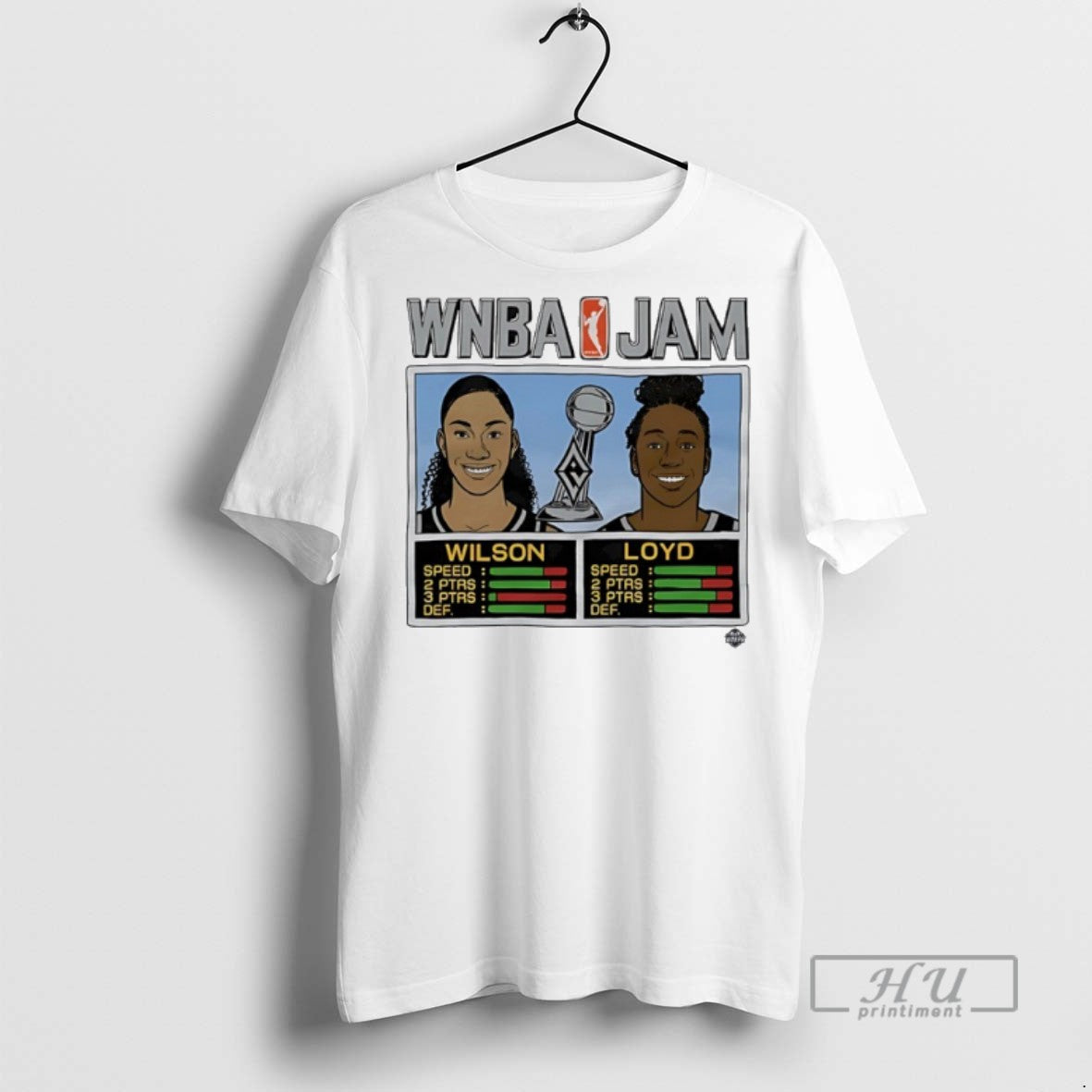 Limited Edition Aja Wilson And Jewell Loyd Las Vegas - Adult & Kids T-Shirts, Sweatshirts & Hoodies apparel design preview 1