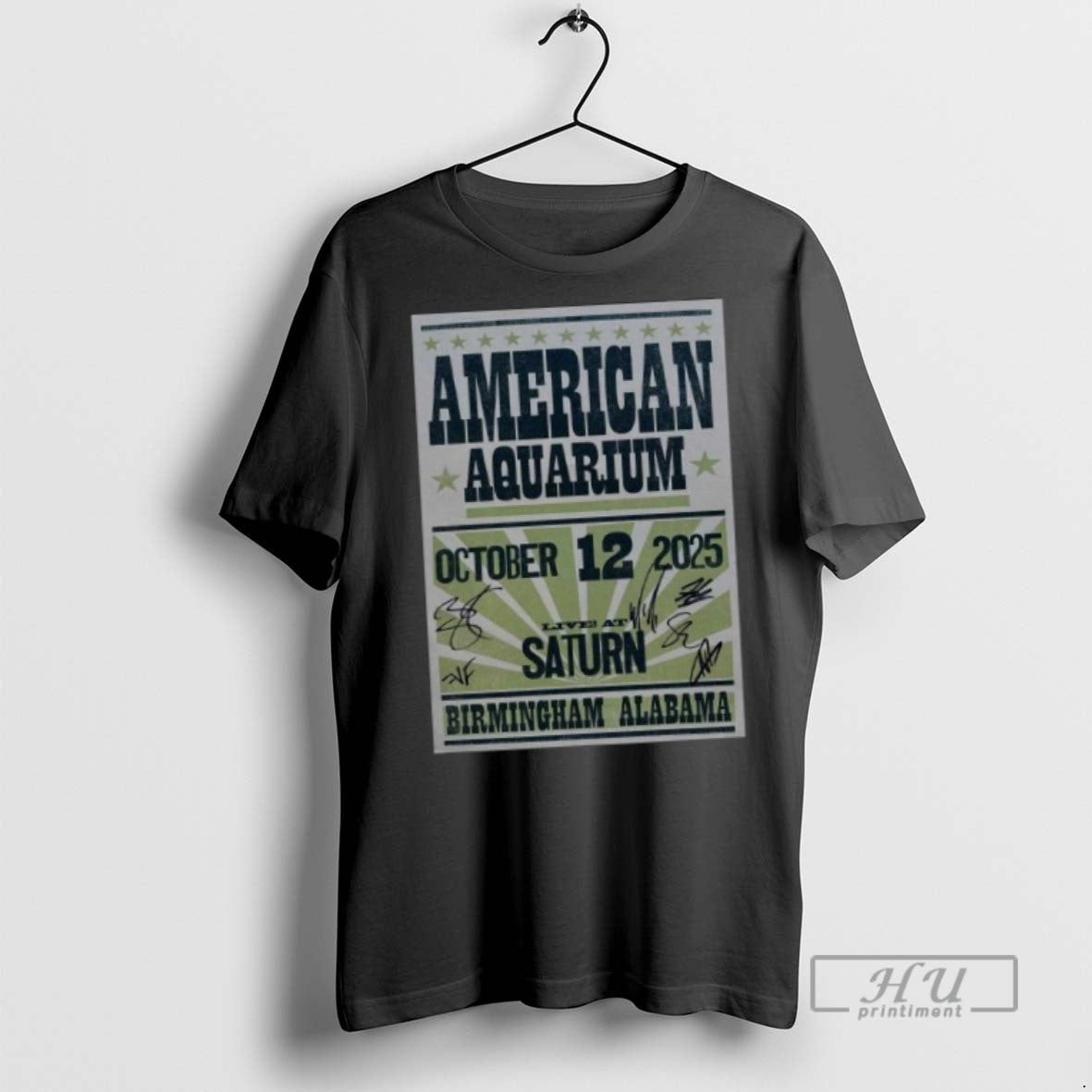 Limited Edition American Aquarium October 12 2025 - Adult & Kids T-Shirts, Sweatshirts & Hoodies apparel design preview 1