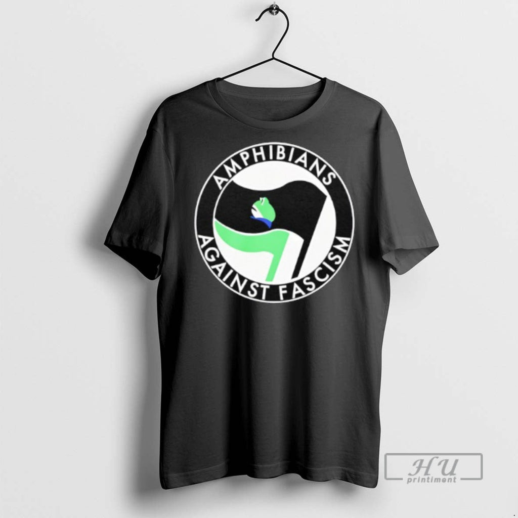 Limited Edition Amphibians Against Fascism Logo Frog - Adult & Kids T-Shirts, Sweatshirts & Hoodies apparel design preview 1