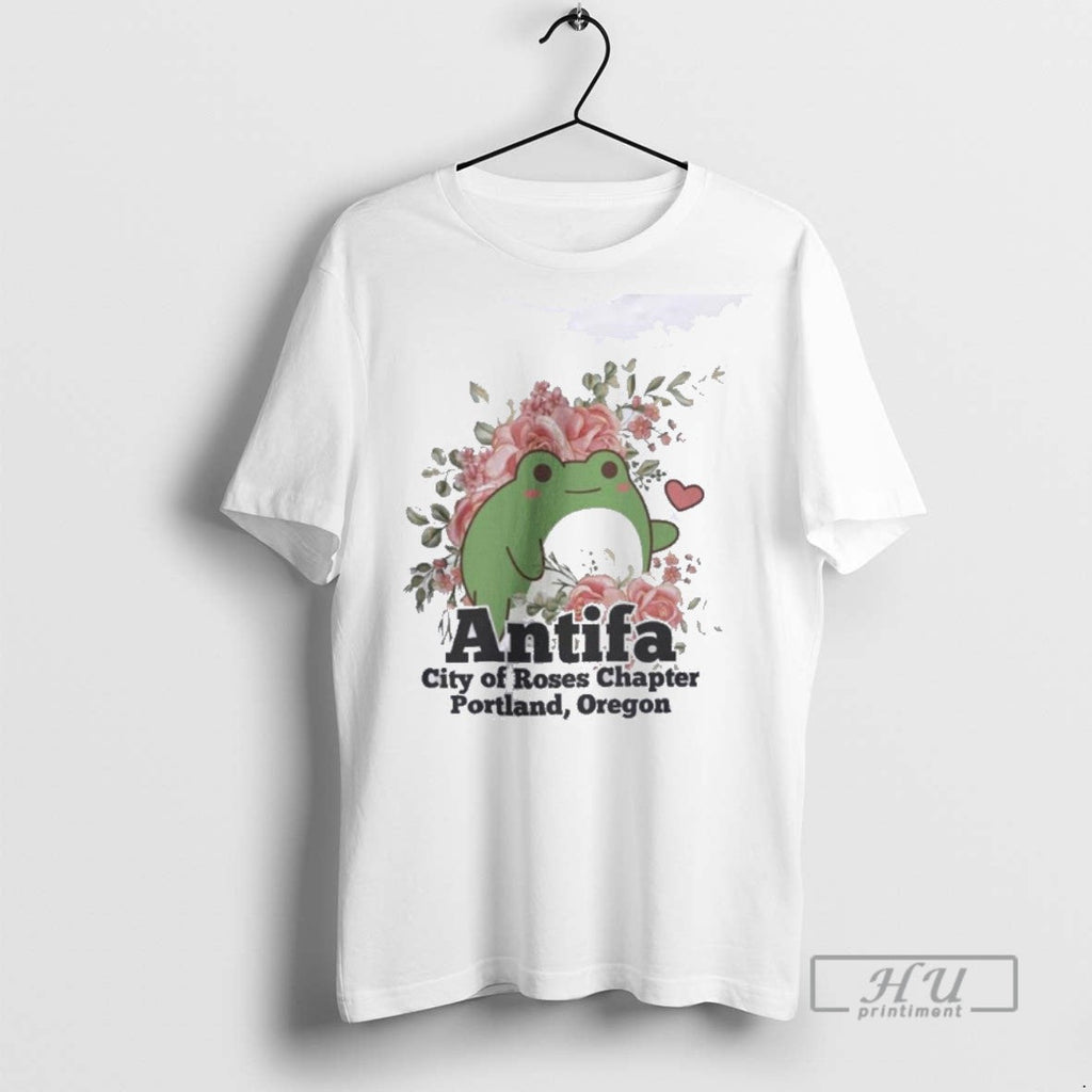 Limited Edition Antifa Frog City Of Roses Chapter - Adult & Kids T-Shirts, Sweatshirts & Hoodies apparel design preview 1